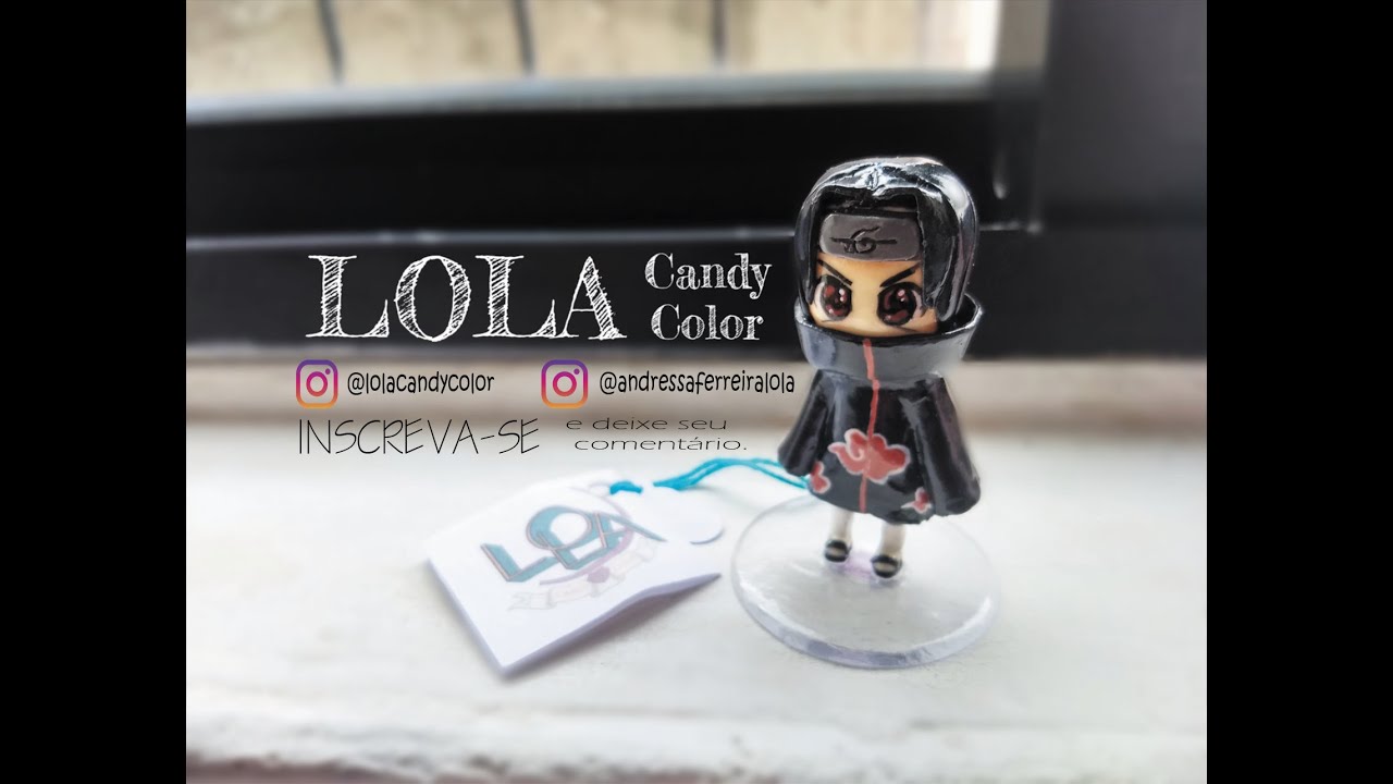 ITACHI UCHIRA EM BISCUIT ! FAÇA VOCÊ MESMO E GANHE UMA GRANINHA EM CASA !🍭💖