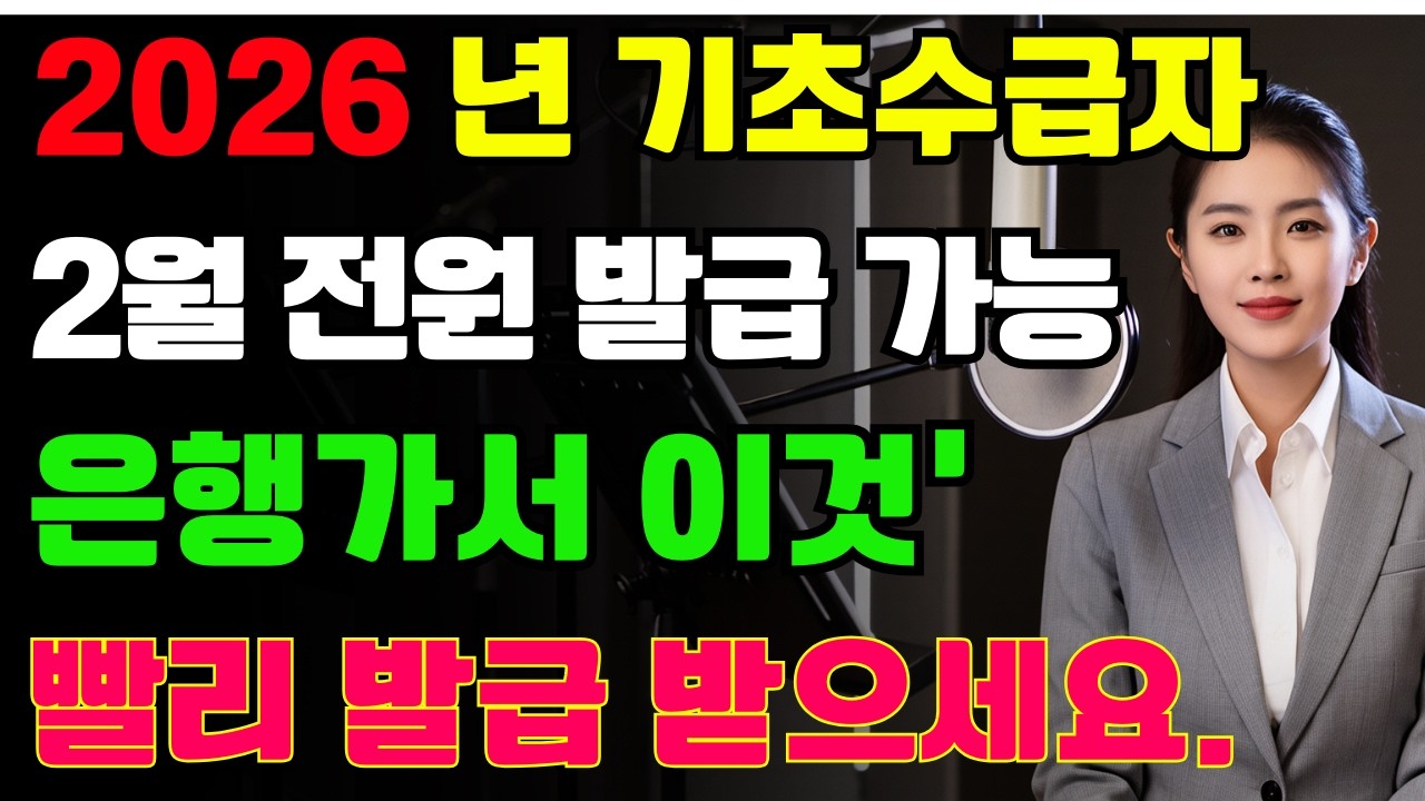 2026년 기초수급자 전원 발급가능, 모든 수급자에게 제공되는 혜택… 내 통장 10만원도 ‘막히는’ 이유는? | 노후지혜 | 삶의지혜 | 노후생활 | 시니어라이프 | 노후복지