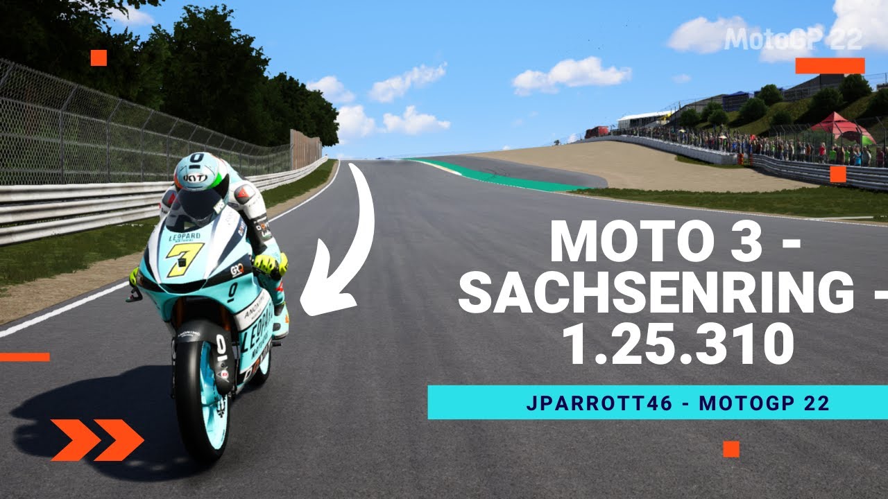 MotoGP 22 | Sachsenring Moto3 + Setup (PC)