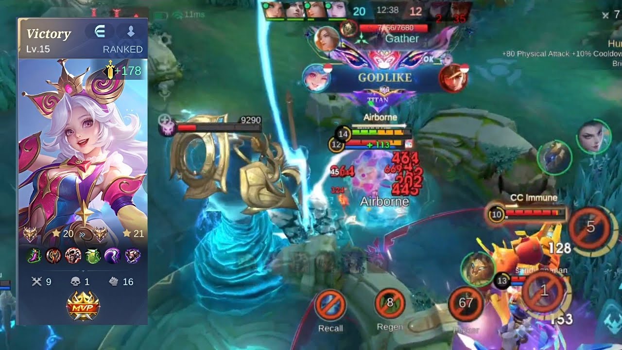 Mythic ⭐ 20 ⏩ ⭐ 21 | Cici Gameplay | MLBB #mlbb #mobilelegends #cici 