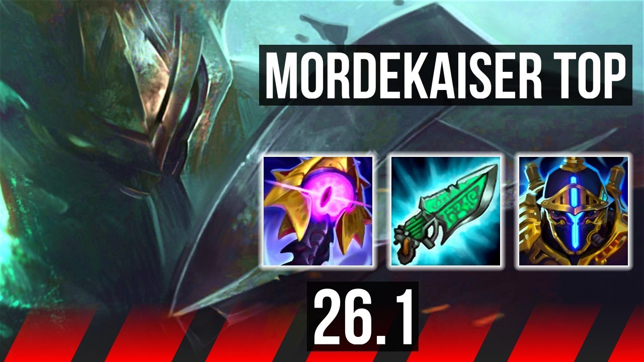 MORDEKAISER vs AATROX (TOP) | EUW Master | 26.1