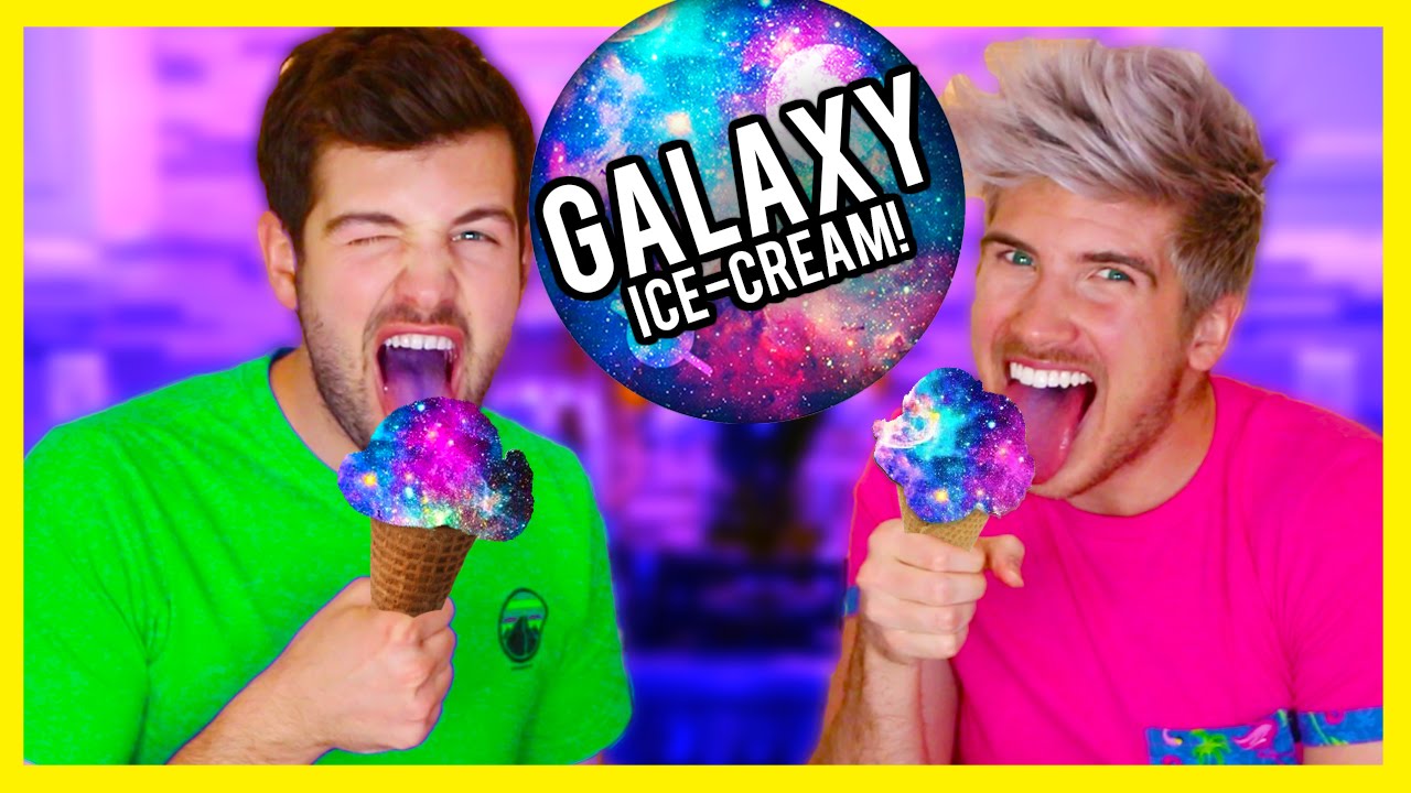 VEGAN GALAXY ICE CREAM DIY!