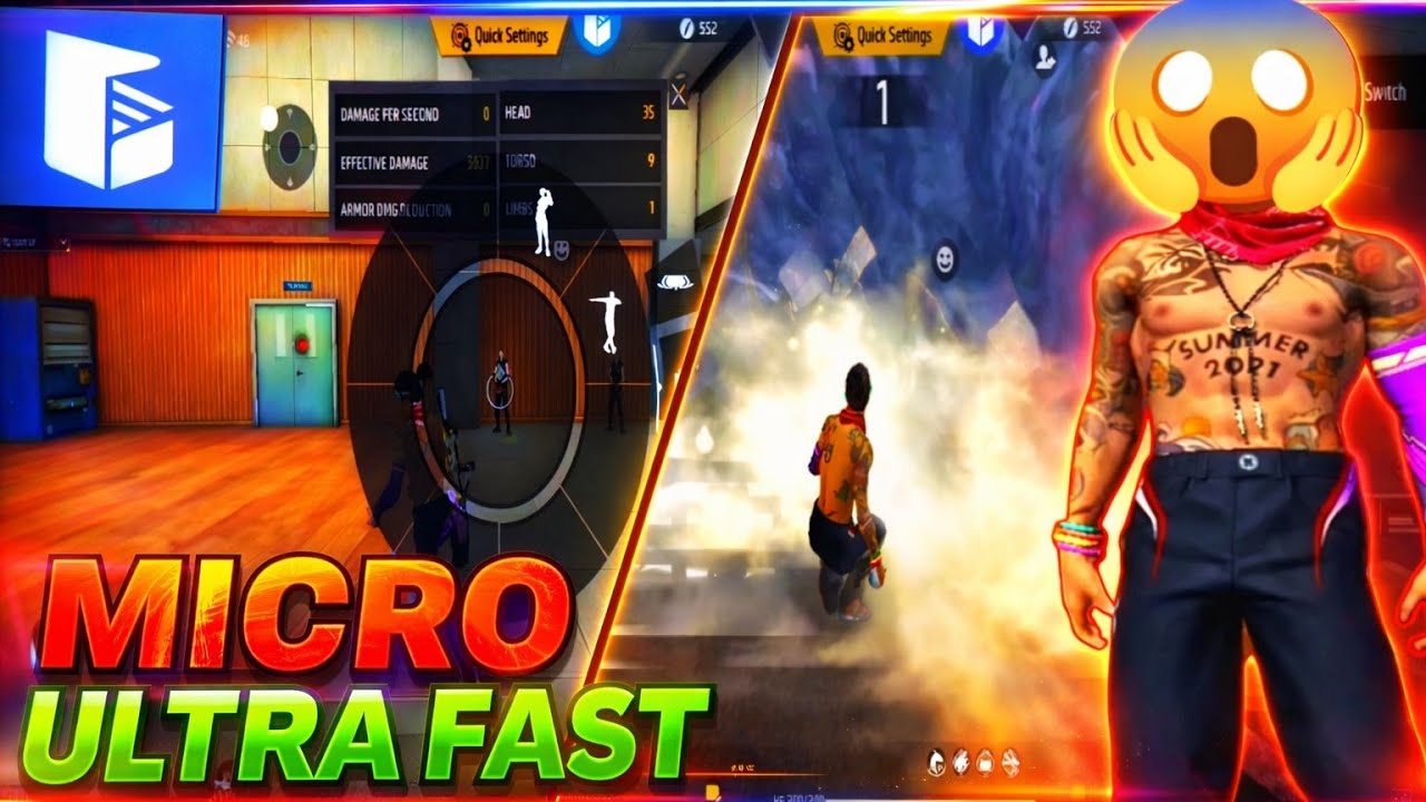 Best Gloo Wall & Emote Micro Ultra Fast 😱 In GG Mouse Pro | Smooth & Fast Gameplay | Free Fire