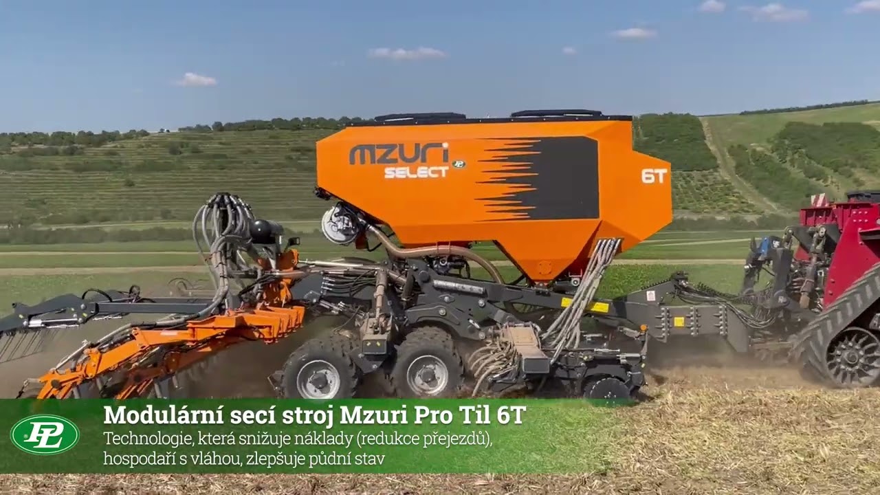 Modulární secí stroj Mzuri Pro Til 6T