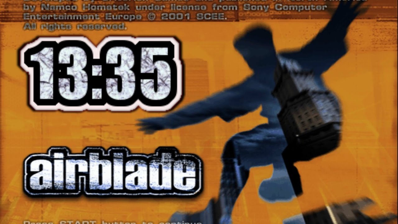 AirBlade [PS2] - Speed Run in 13:35 (in-game time)