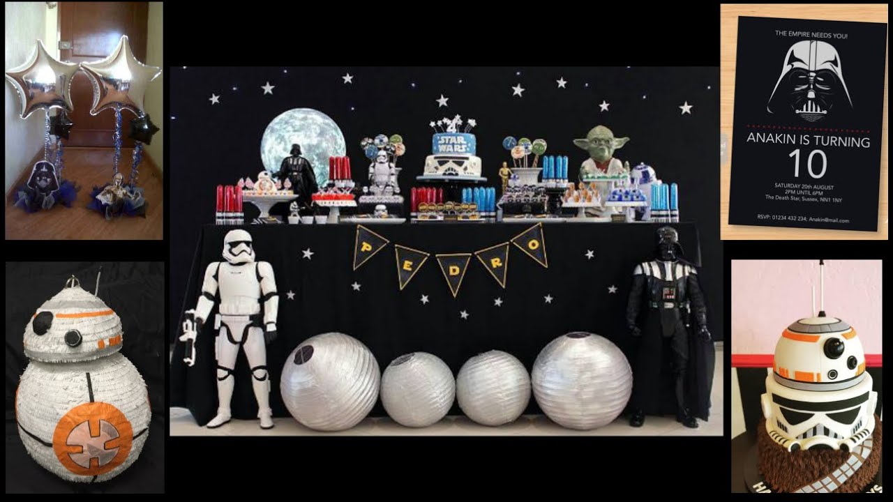 IDEAS DE FIESTA TEMÁTICA DE STAR WARS