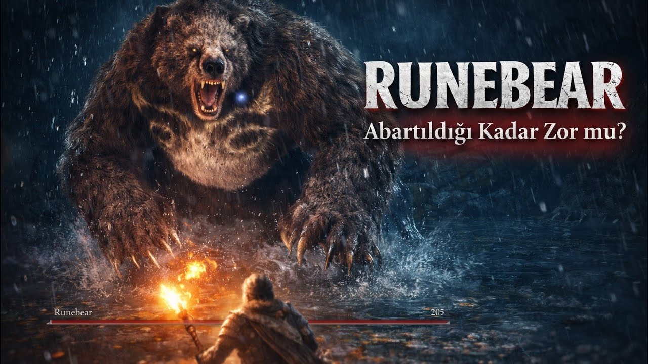 Elden Ring Runebear World Boss Fight | Abartıldığı Kadar Zor Değilmiş