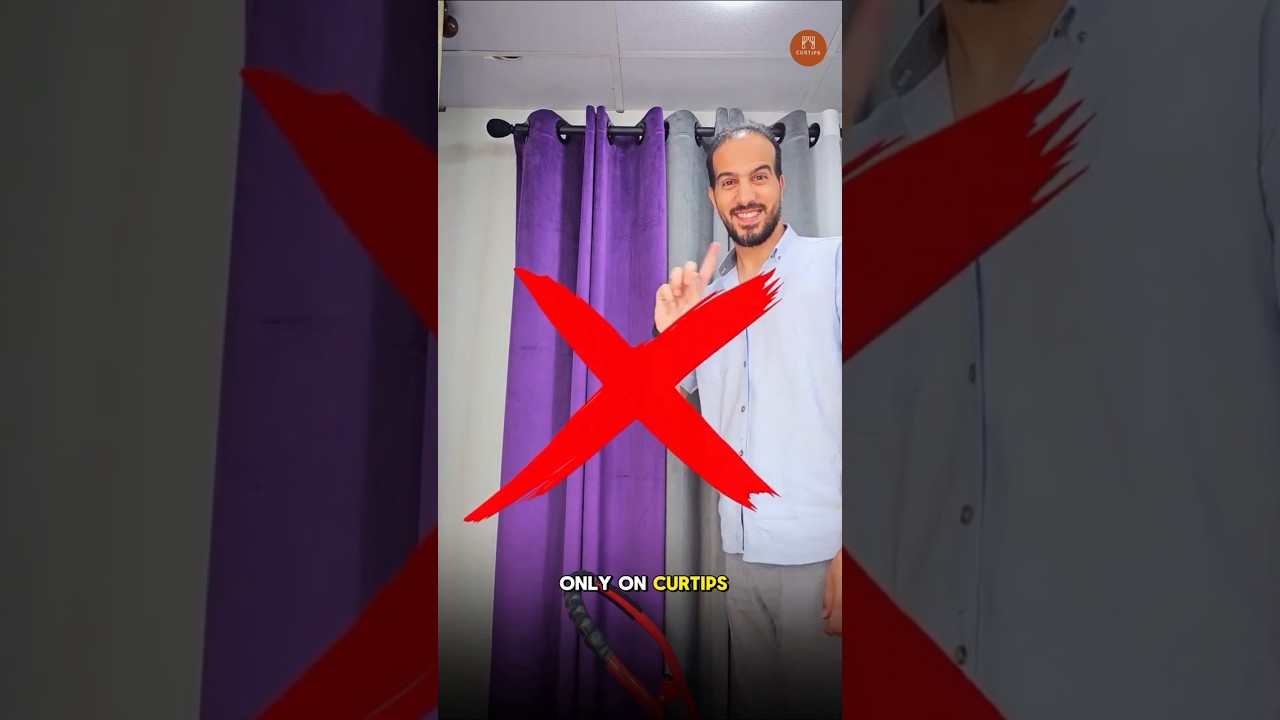 Easy curtain hack you can use in your home #tips #curtains #homedecor #diy #tips
