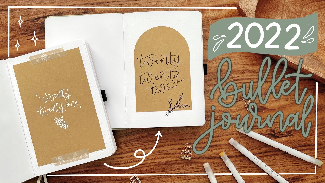 2022 BULLET JOURNAL SET-UP | New Bullet Journal | Minimal Bullet Journal Set-Up | Plan With Me