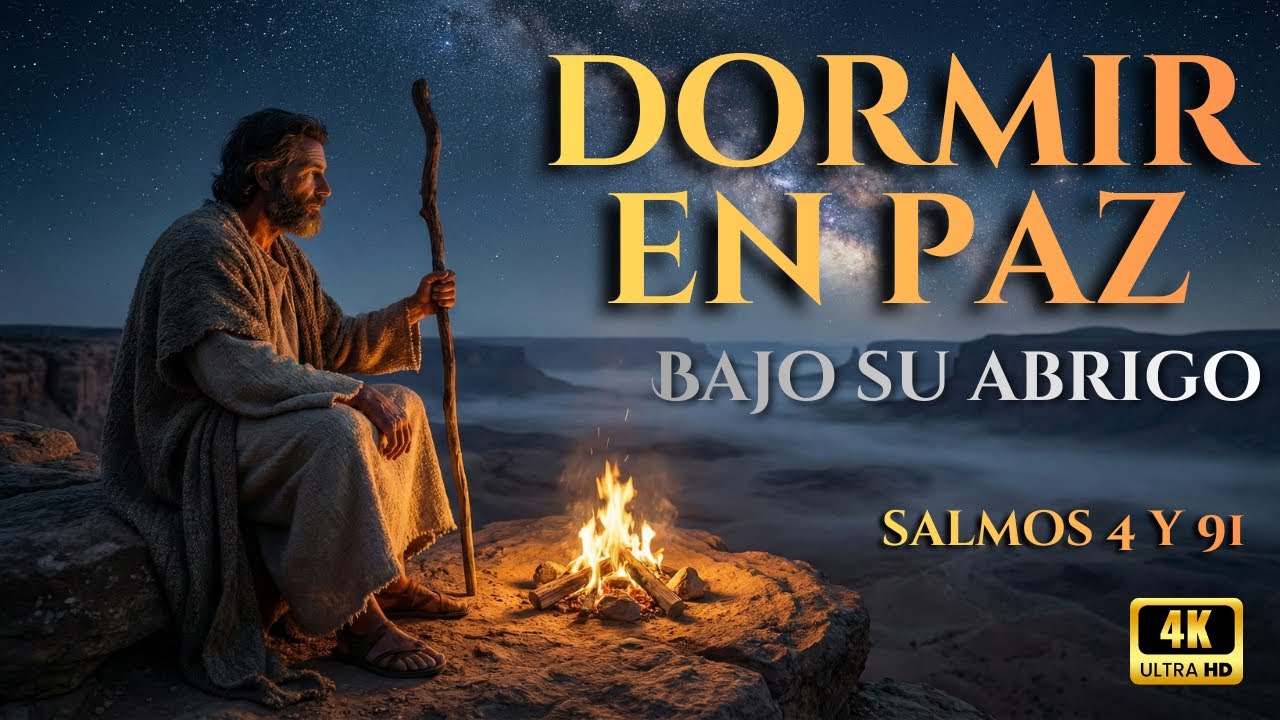 Música para DORMIR Profundamente y Calmar la Mente Salmos 4, 91 y 121 | 4K Cinemático #musicahebrea