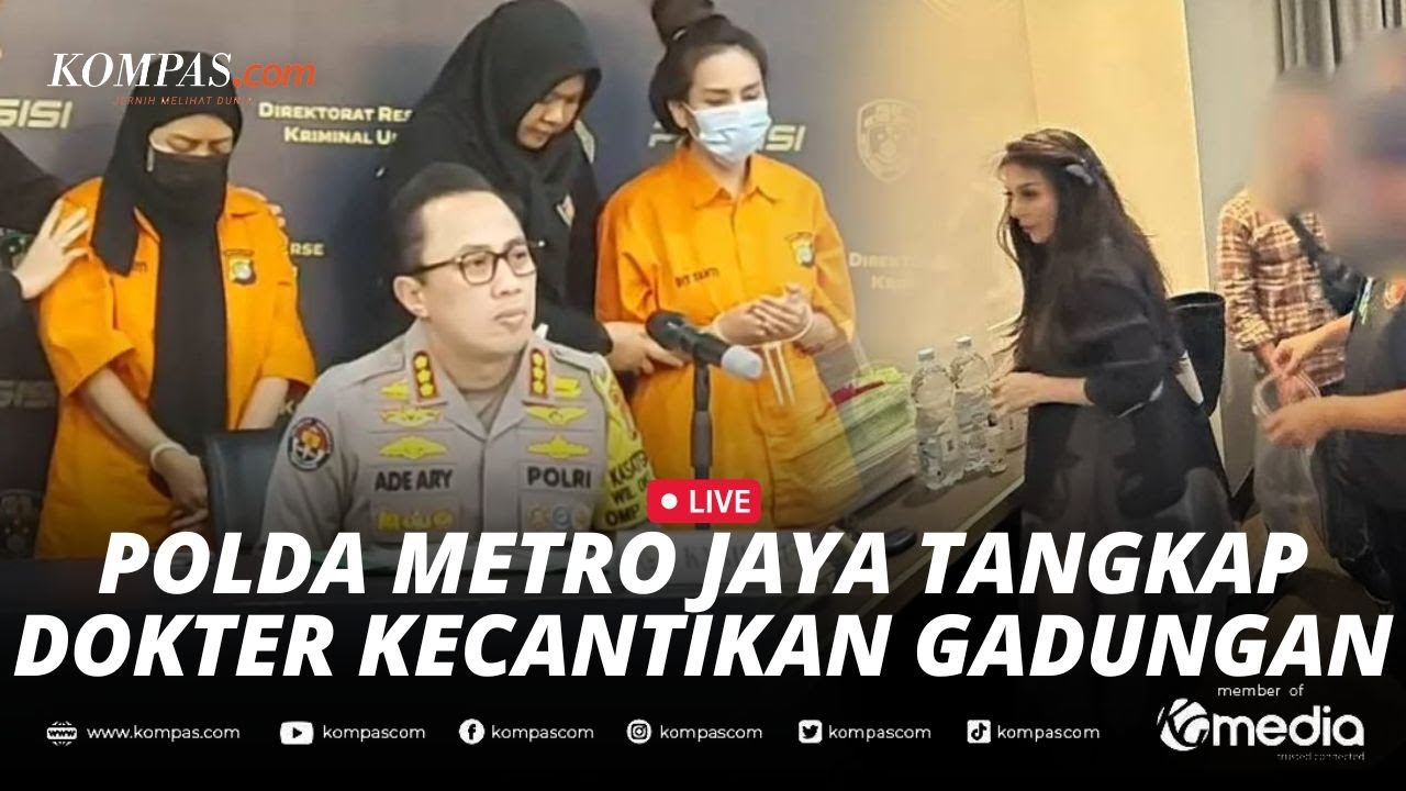 🔴LIVE - Polda Metro Jaya Tangkap Dokter Kecantikan Gadungan, Ternyata Lulusan Sarjana Perikanan!