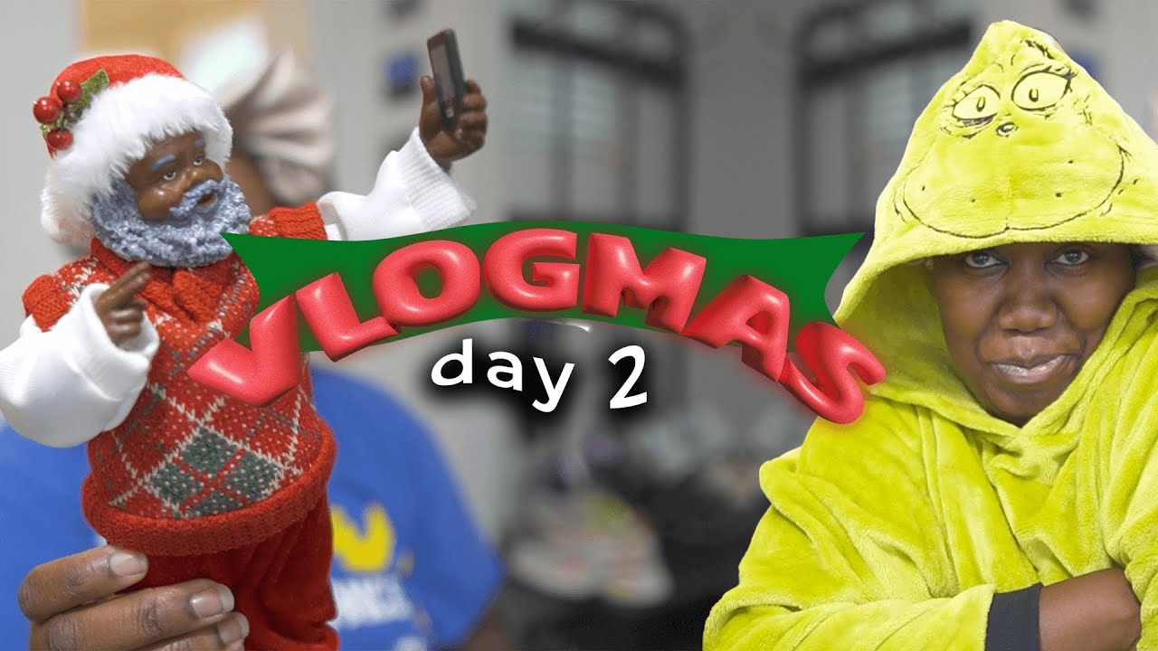 VLOGMAS DAY 2: Getting In The Christmas Spirit 🎅🏿🌟