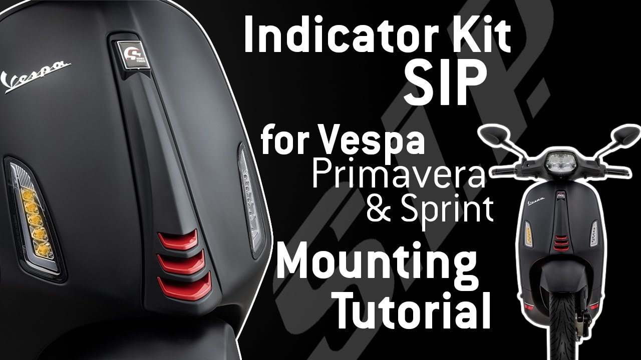 Blinker Kit SIP vorne Vespa Sprint / Primavera🛵🔩| Montage Tutorial | SIP
