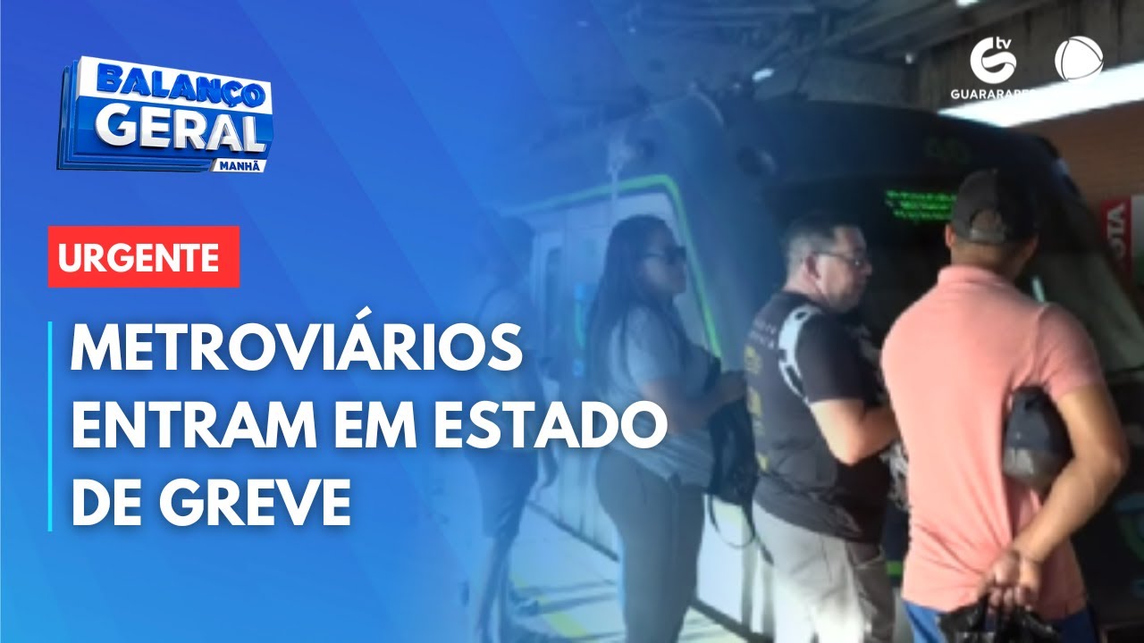 Funcionários do metrô decretam estado de greve por tempo indeterminado