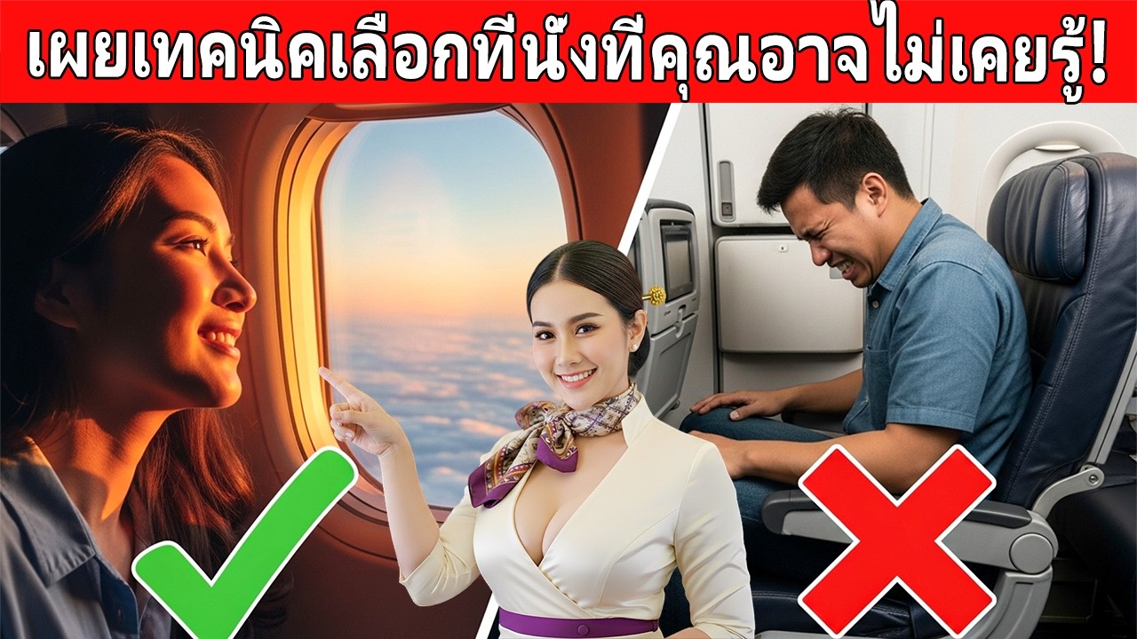 ประหยัดเงินแถมได้ที่นั่งดี! กลยุทธ์เลือกที่นั่งเครื่องบินที่นักเดินทางมือโปรใช้กัน