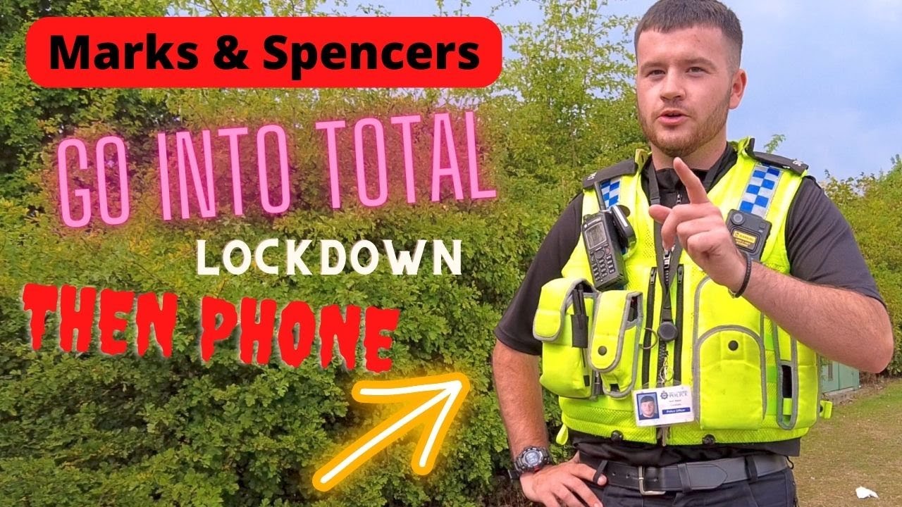 Mark & ​​Spencers полностью заблокировали магазин, а затем позвонили в полицию из-за мужчины с ка...