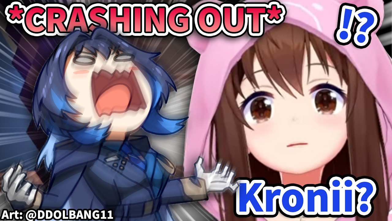 Kronii Crashing Out in Front of Sora IRL
