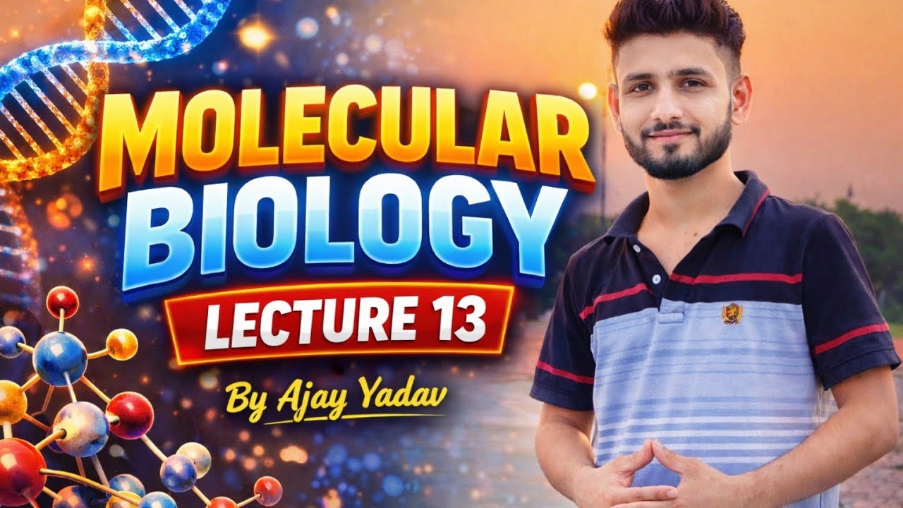 m-Rna and aa-t-Rna Synthetase | Lecture 13 | CSIR NET / GATE / MSc