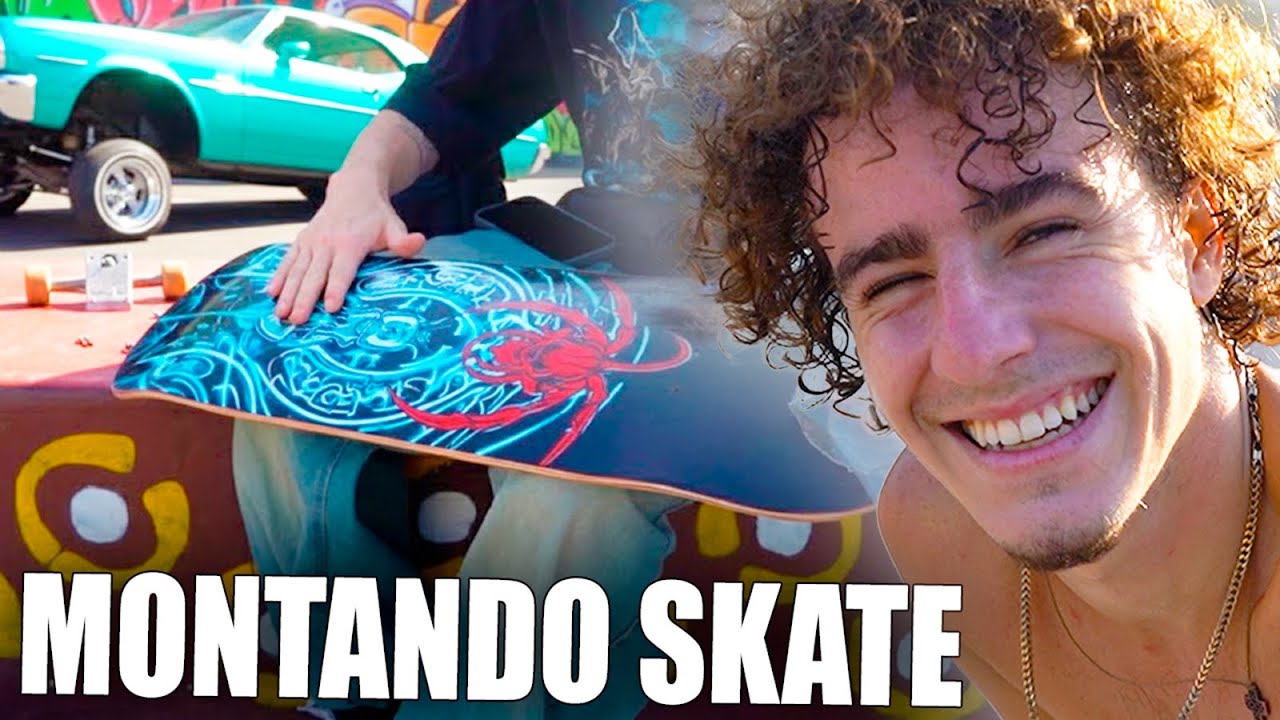 MONTEI O SKATE NOVO E APRENDI 2 TRICKS NOVAS INSANAS!!!