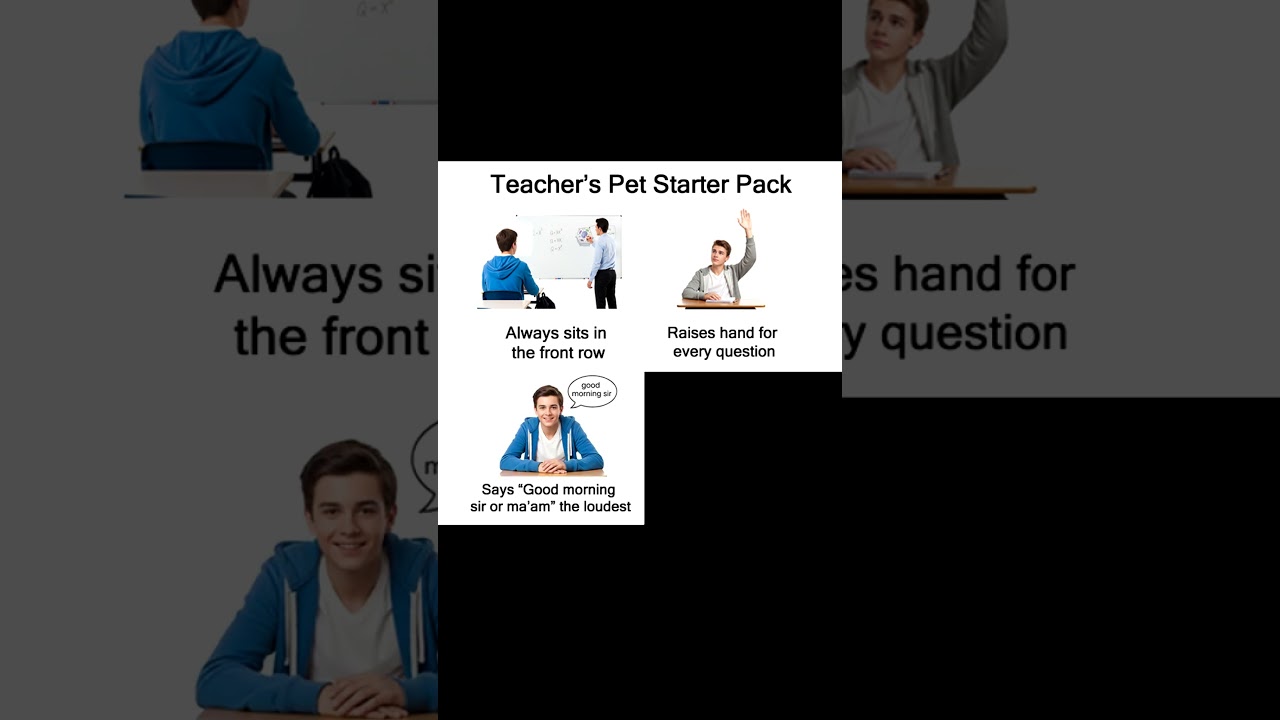 Teacher&rsquo;s Pet Starter Pack #memes #shorts