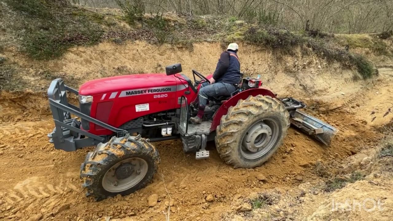 Böyle Bayır Yol Hiç Bir Yerde Yok Traktörle Dik Bayıra Yol Yaptık Sıyırdık!!!