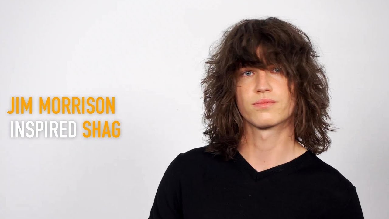 Jim Morrison-Inspired 70s Shag Haircut Tutorial | KMS Pro