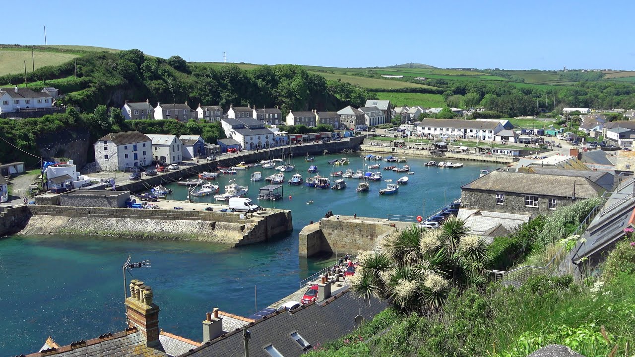 Porthleven Harbour Cornwall with suprise at the end. 28.5.2022
