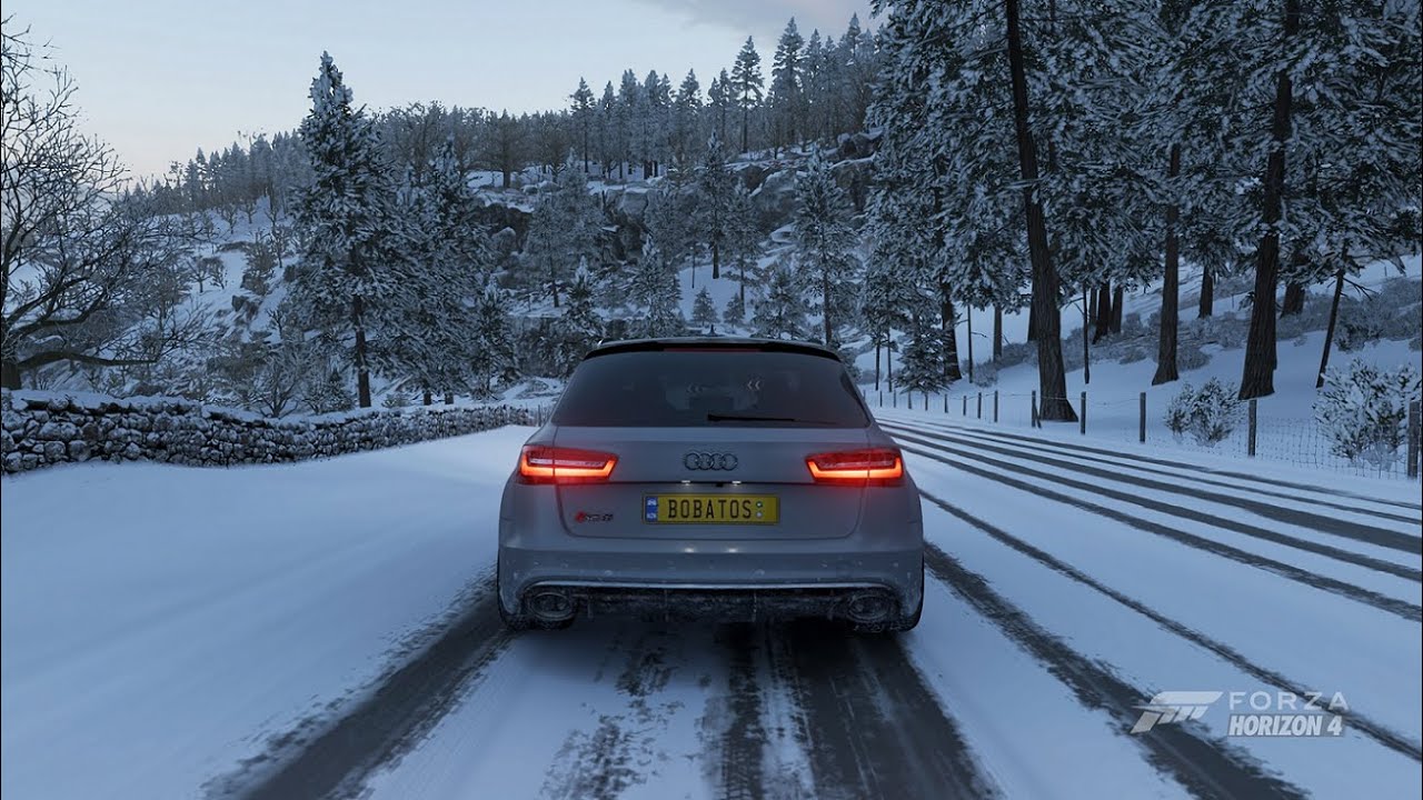 Forza Horizon 4 - Audi RS6 Quattro Avant - Night Driving - free roam