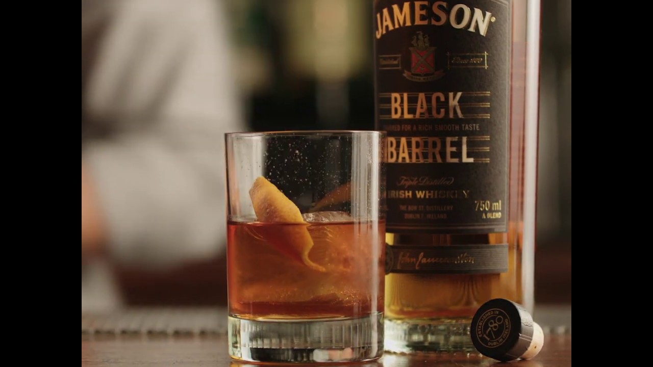 Black Barrel Old Fashioned recipe | Jameson Cocktails