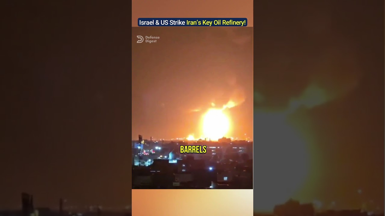 Israel & US Strike Iran&rsquo;s Key Oil Refinery!