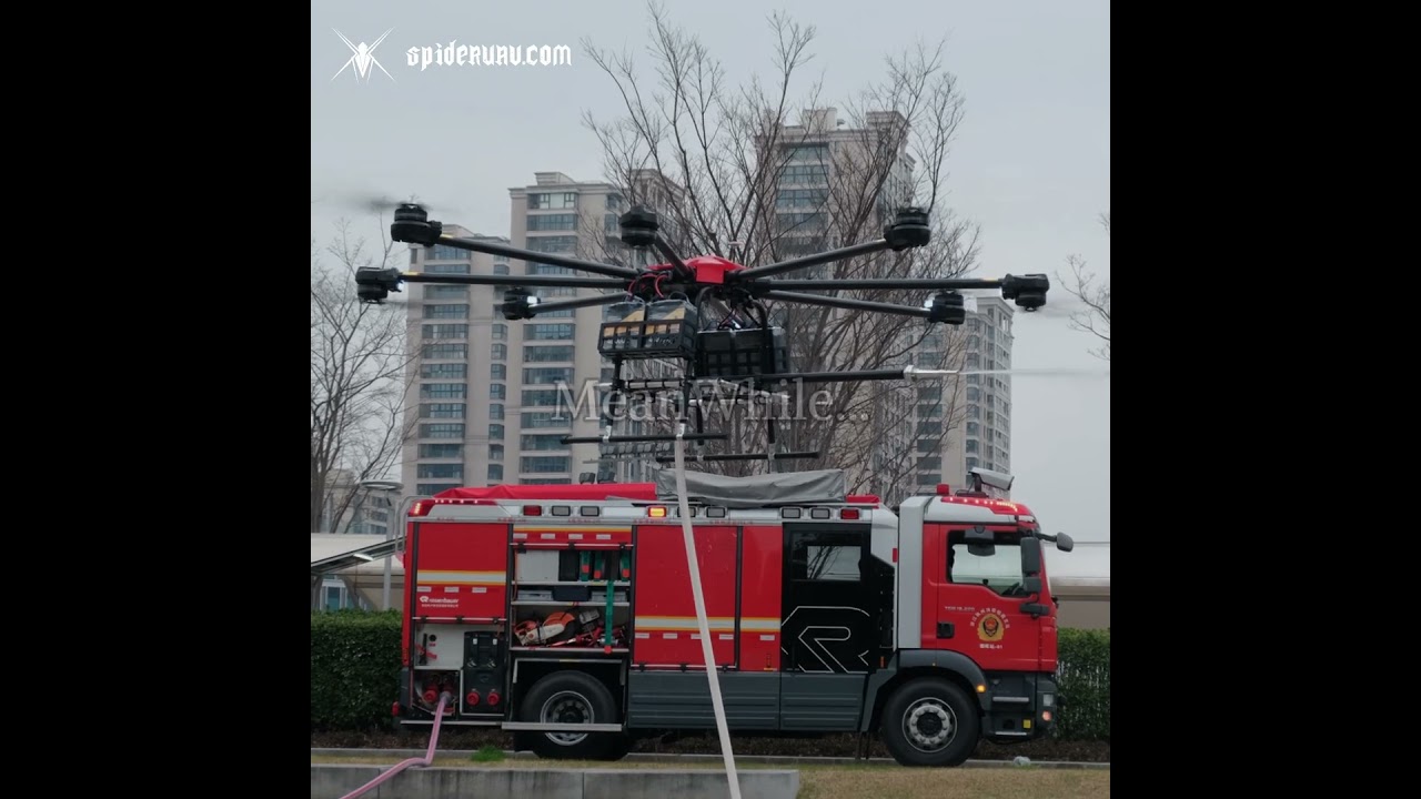 🔥 H300 Firefighting Drone – The Ultimate Weapon Against Skyscraper Fires! 🚁🔥