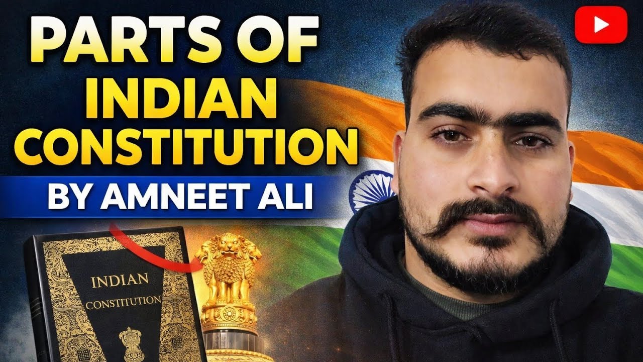 Parts of Indian constitution | important for all one day exam #ssccgl #sscchsl #sscmts #sscmts 
