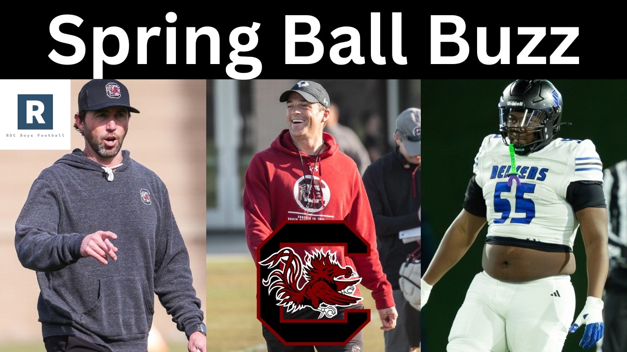 Новости весенних тренировок футбольной команды Южной Каролины | Новое пополнение в линии нападени...