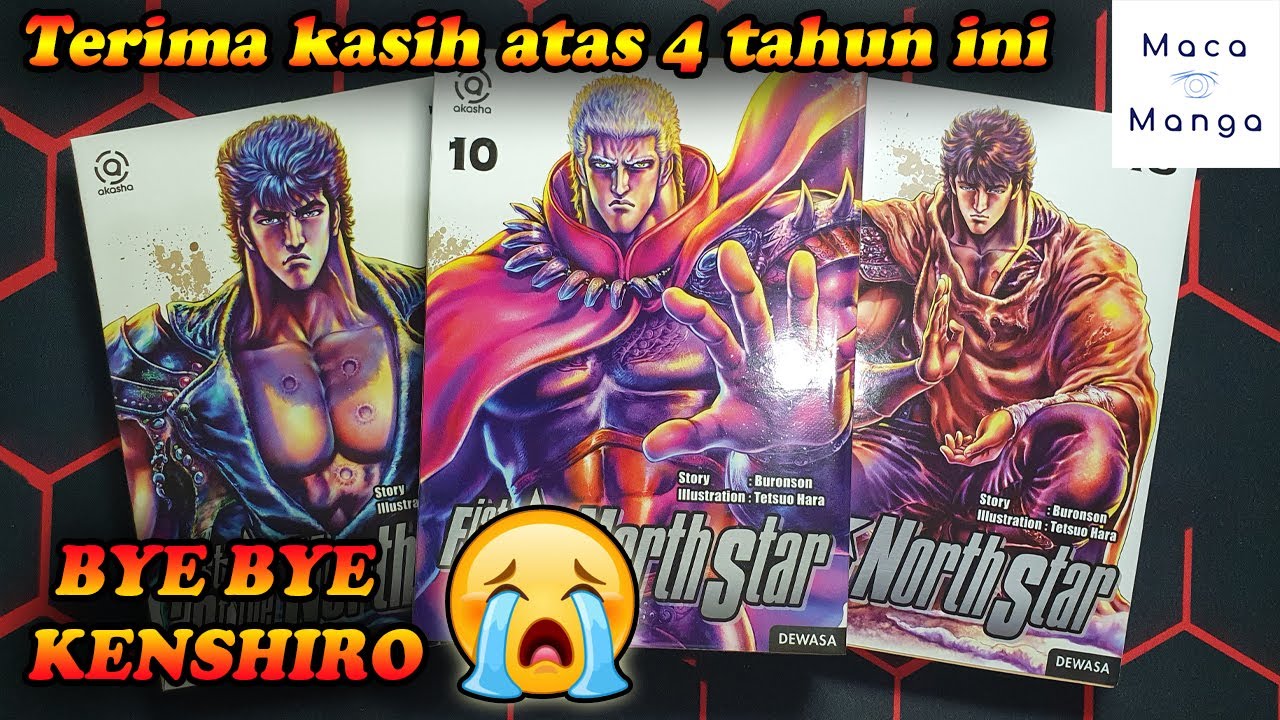 REVIEW MANGA/KOMIK FIST OF THE NORTH STAR VOLUME 1 - 18 (TAMAT) TERBITAN AKASHA