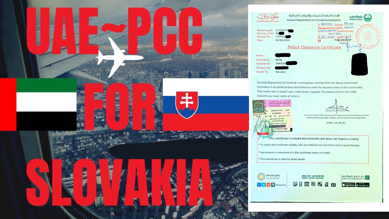 uae pcc for slovakia | how to apply uae pcc | dubai pcc | dubai pcc for slovakia | pcc for slovakia