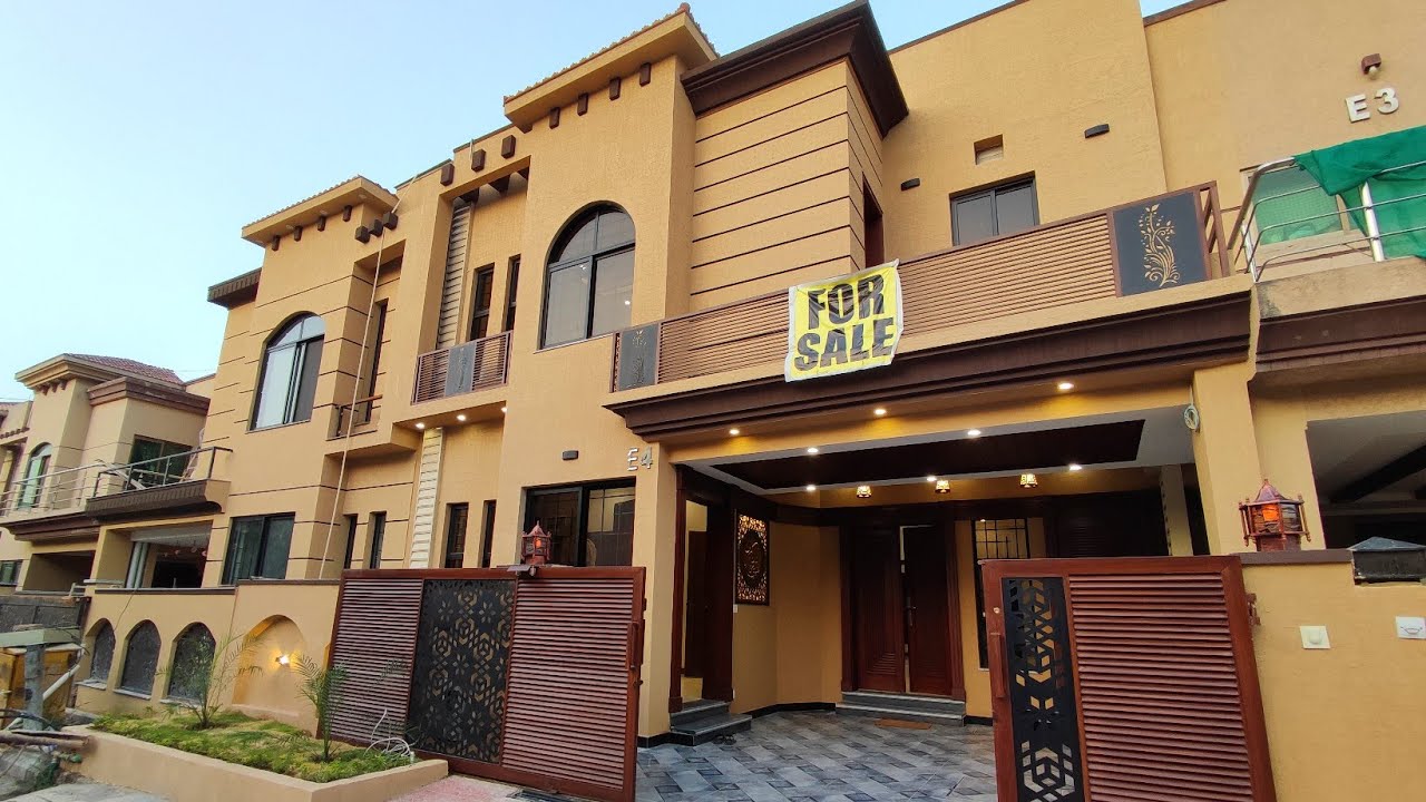 7 Marla Double Unit Solid Constructed Beautiful House For Sale In Bahria Town Phase 8 Rawalpindi