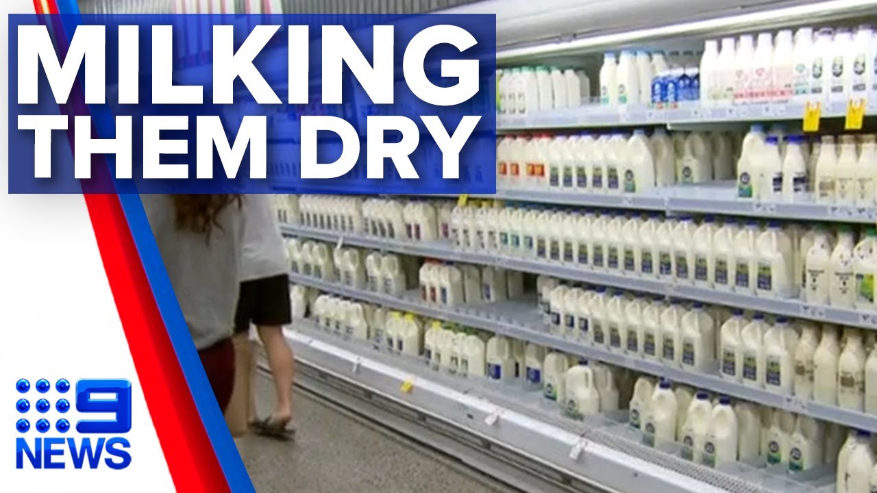 Coronavirus: Minister for Agriculture warns of local fresh milk shortages | Nine News Australia