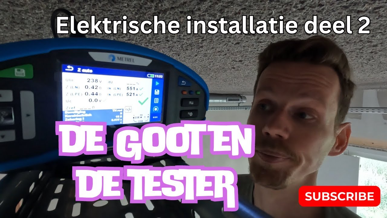 Elektrische installatie aanleggen deel 2: De goot en de tester...