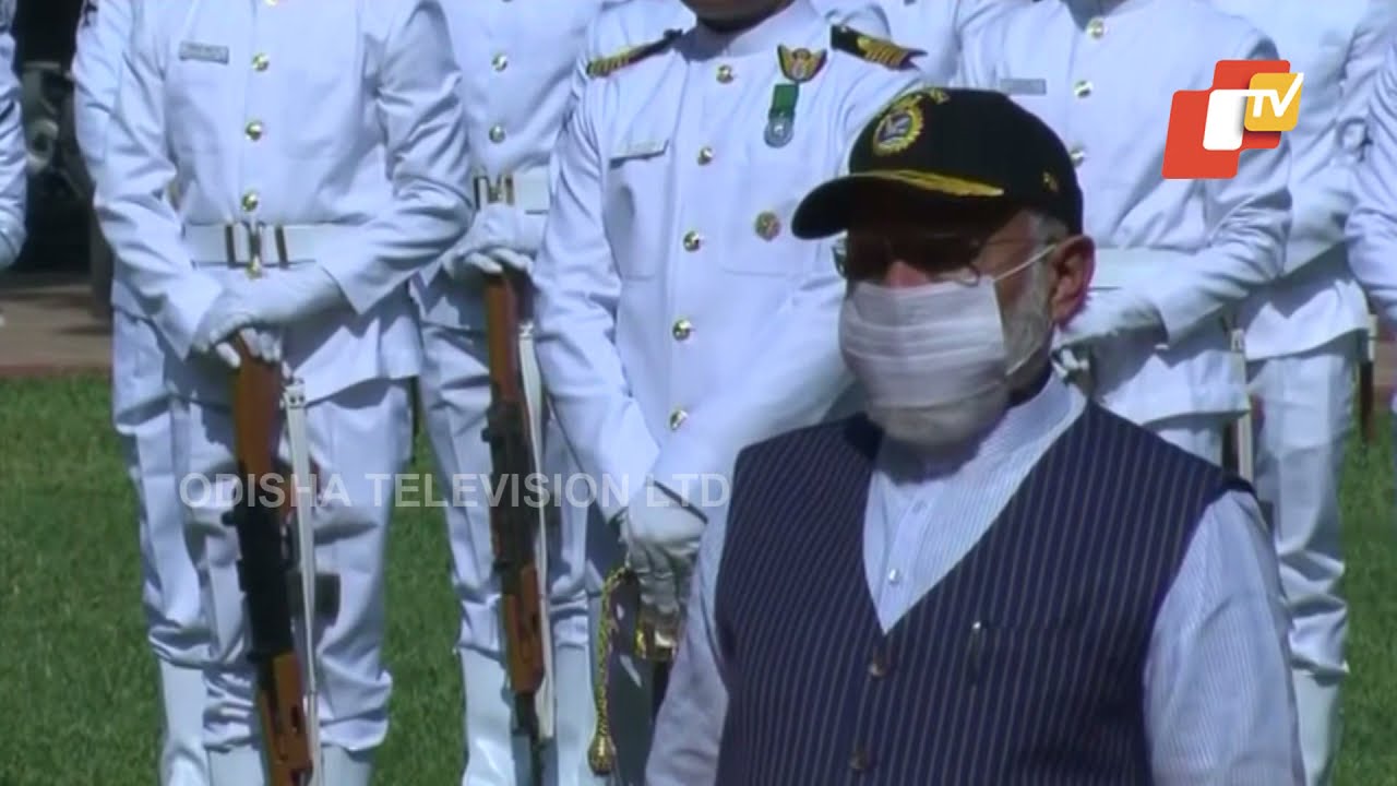 PM Modi Attends SAIL Parade & Flypast At Miramar Beach