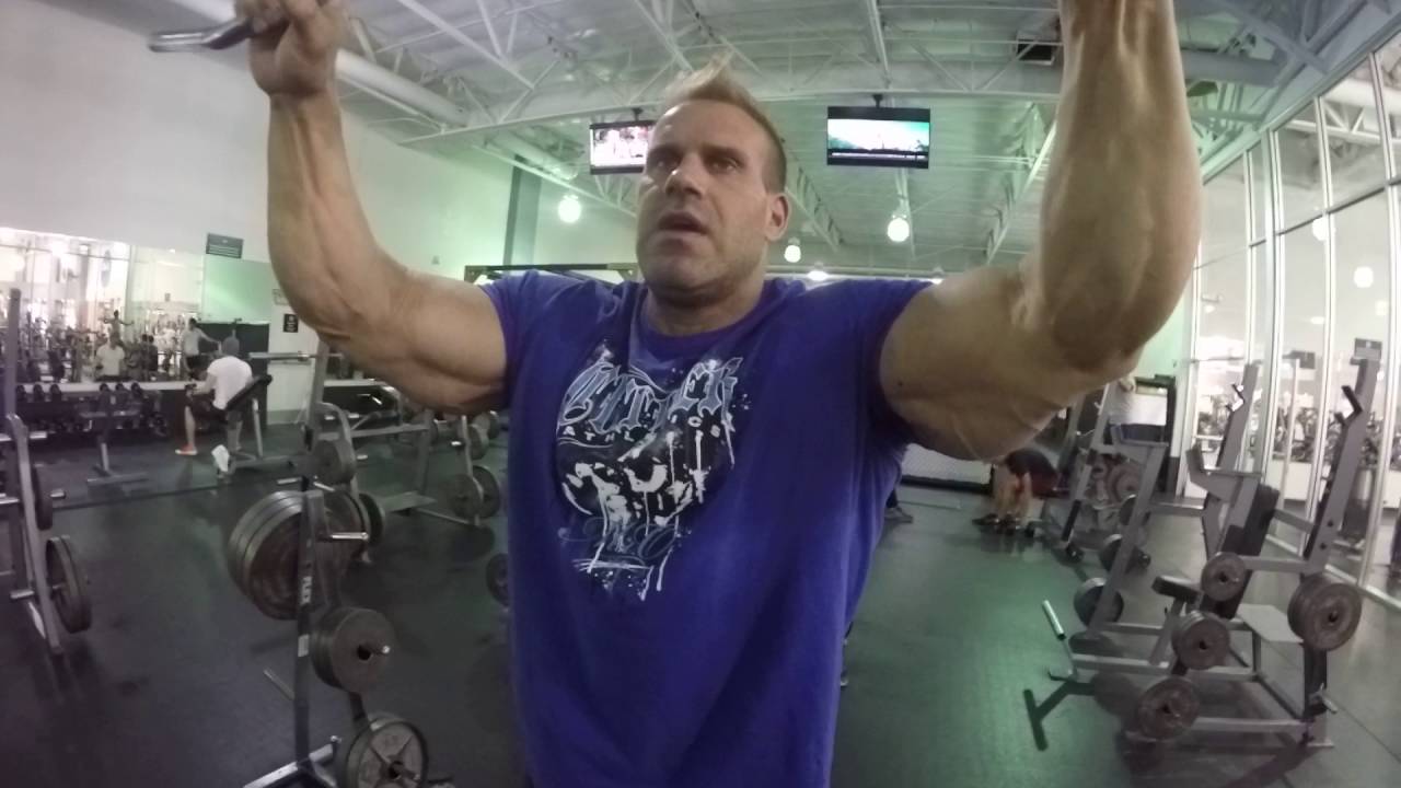 Jay Cutler - Wide Bar Lean in push down