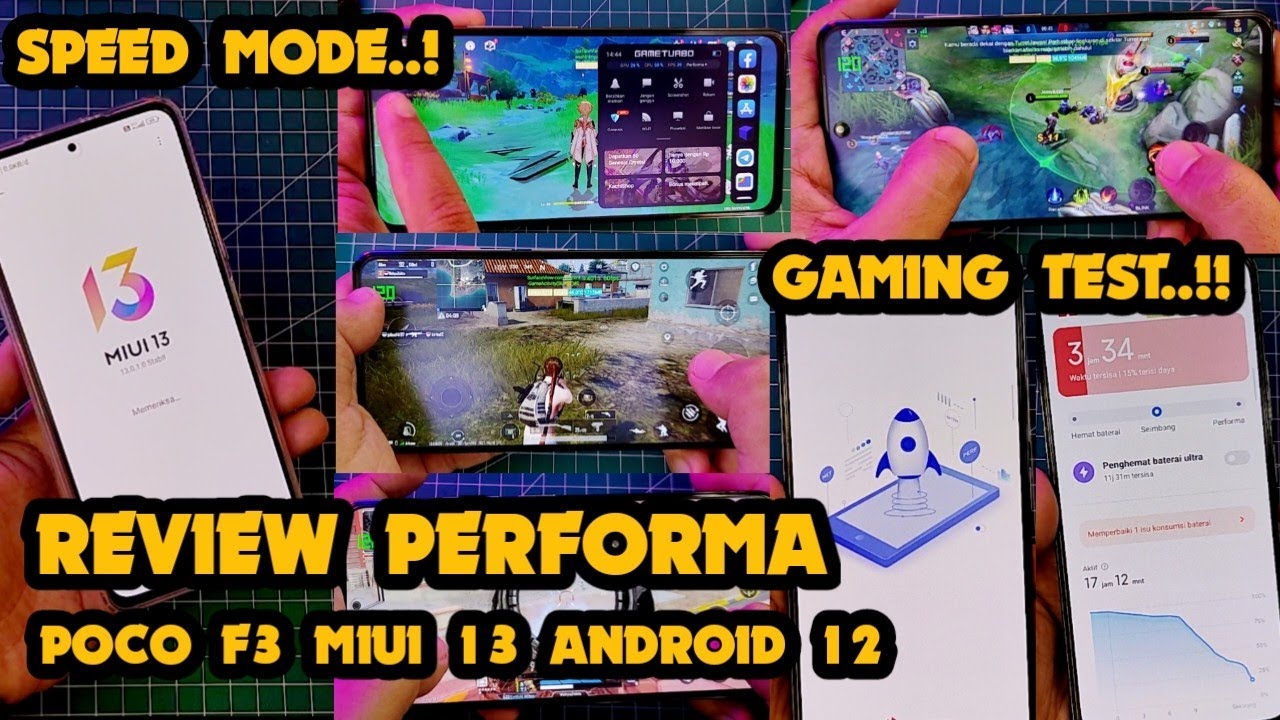 PERFORMA TEST MIUI 13 POCO F3 STABIL!! ANTUTU GEEKBANCH 5 CPU TROTTHLING GPU MARK DAN GAMING TEST!!