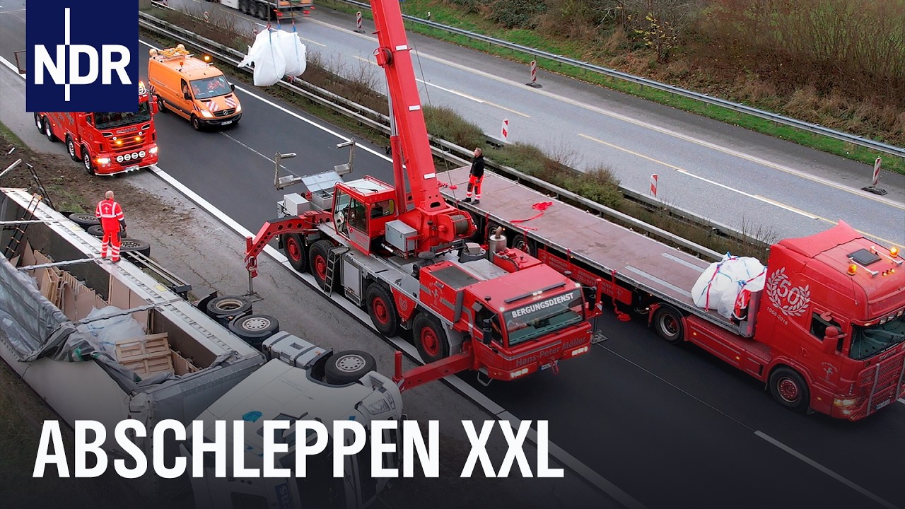 Unterwegs mit dem Lkw-Bergungsdienst | Die Nordreportage | NDR Doku