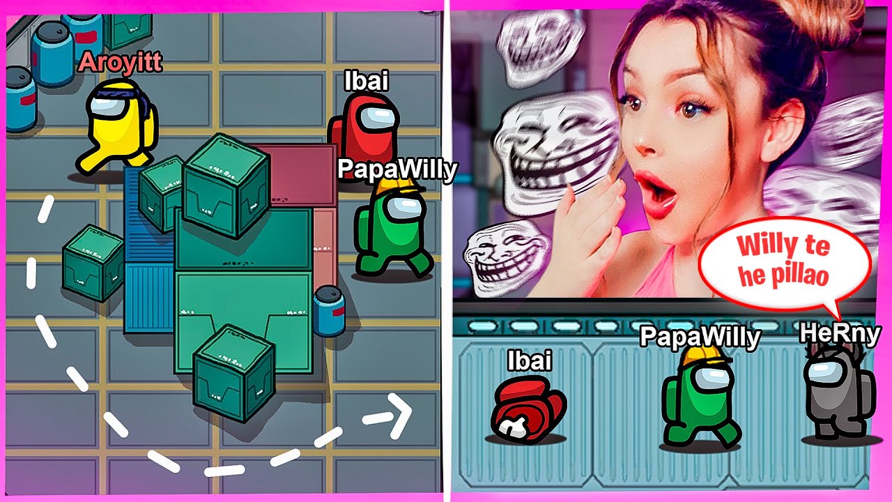 La JUGADA DE 1000 IQ TROLL de IMPOSTOR ! / Among Us Aroyitt
