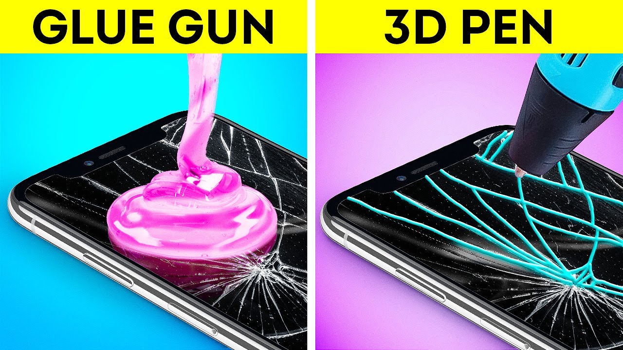 GLUE GUN vs 3D PEN! Genius Hacks & Cool Crafts
