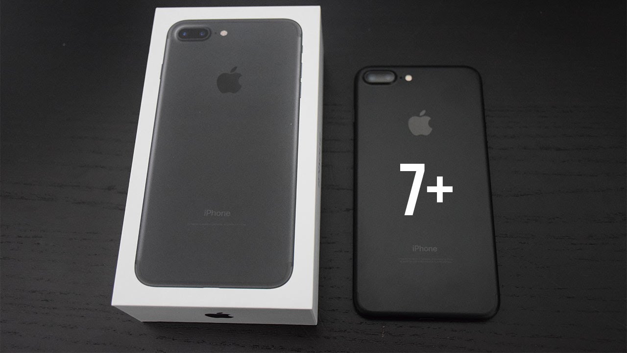 iPhone 7 Plus Unboxing: Matte Black!