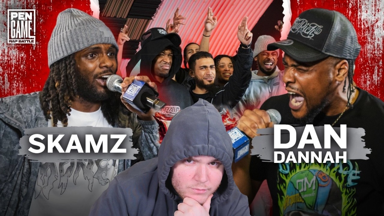 AGGYCEE REACTS TO SKAMZ VS DAN DANNAH | PenGame Rap Battle | 2026