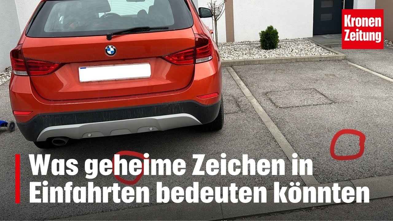 Was geheime Zeichen in Einfahrten bedeuten könnten | krone.tv NEWS