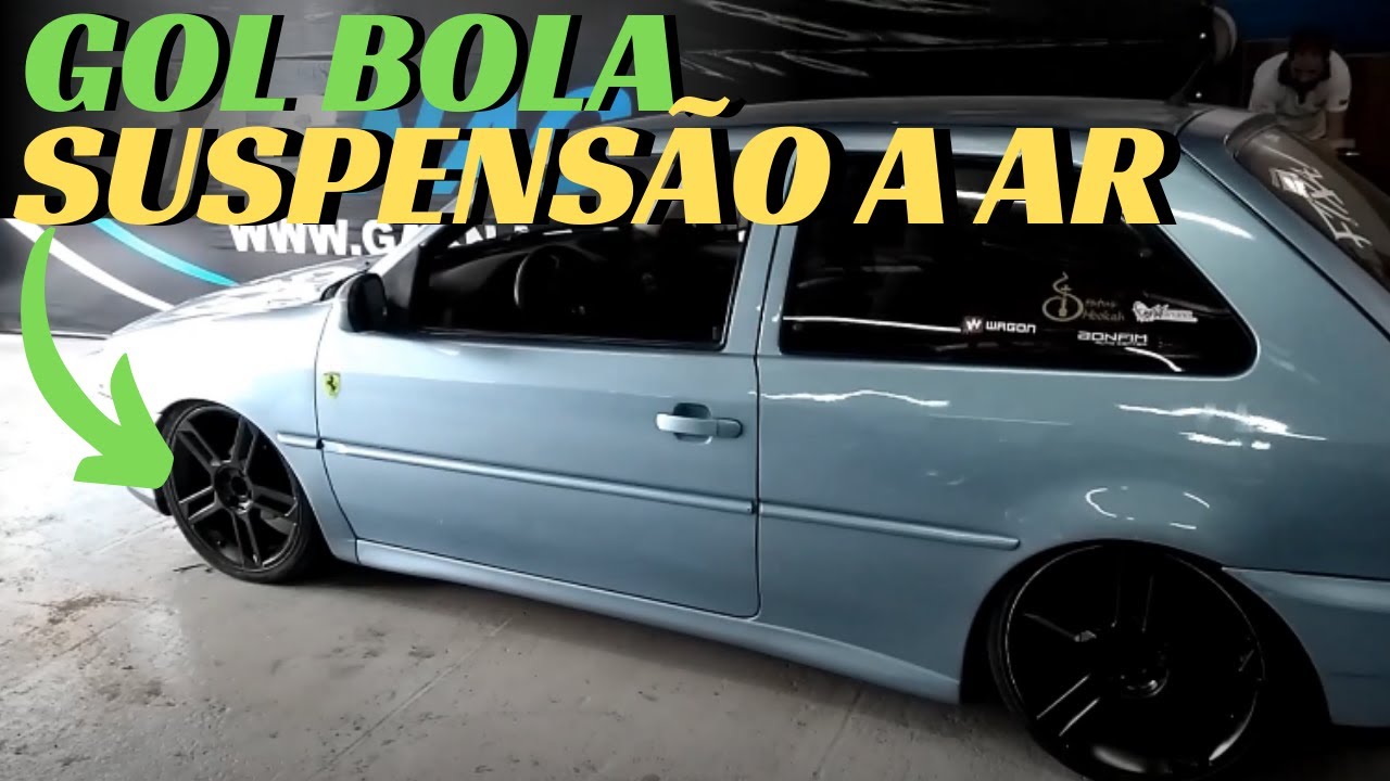 Gol Bola Rebaixado com Suspens&atilde;o a Ar de Bloco Gasnag