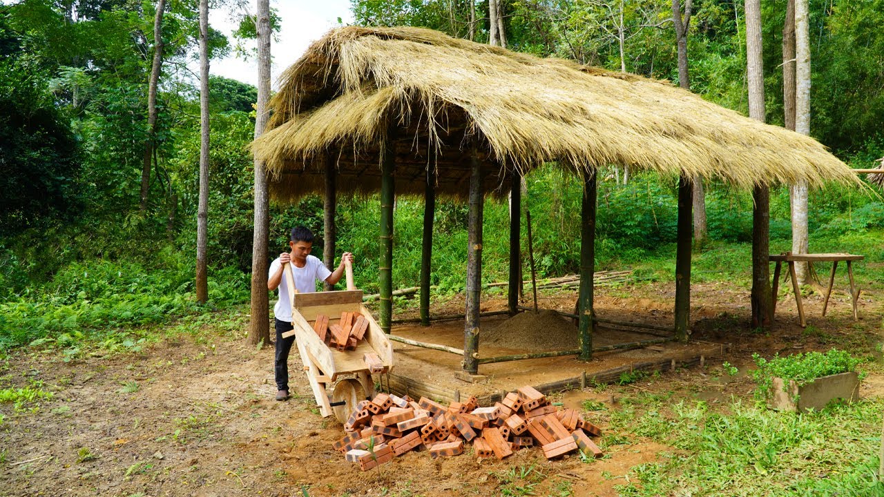 Make a wheelbarrow to carry kitchen building materials. CEO Leaves City for Forest
