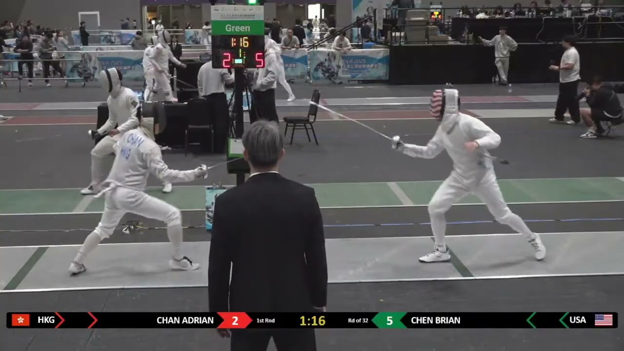 Adrian Chan (HKG) v Brian Chen (USA)